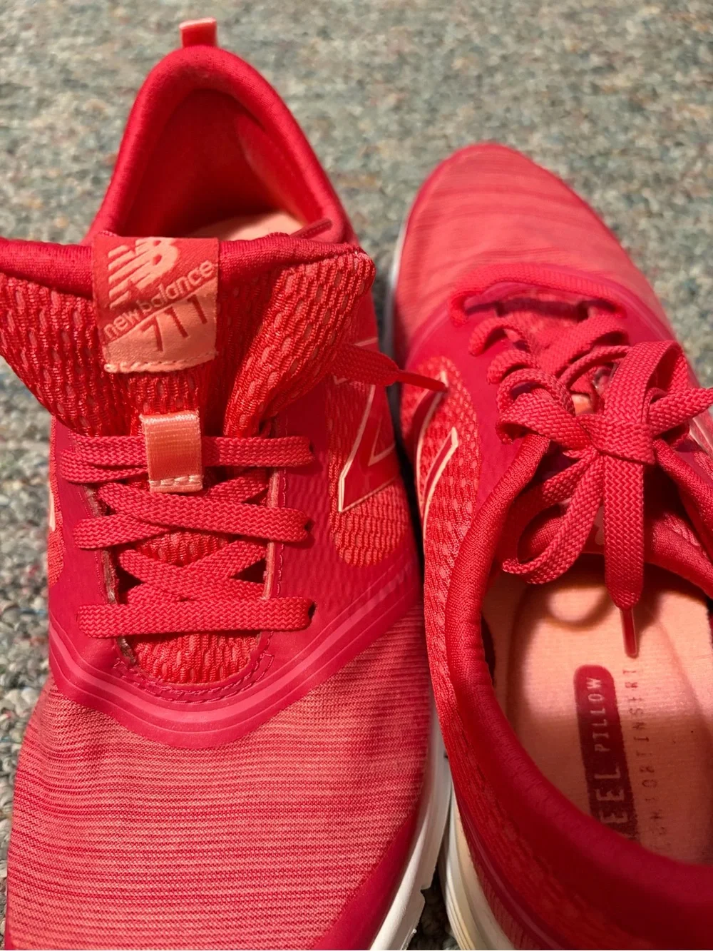 New Balance 711 Women's Red Athletic Running Shoes